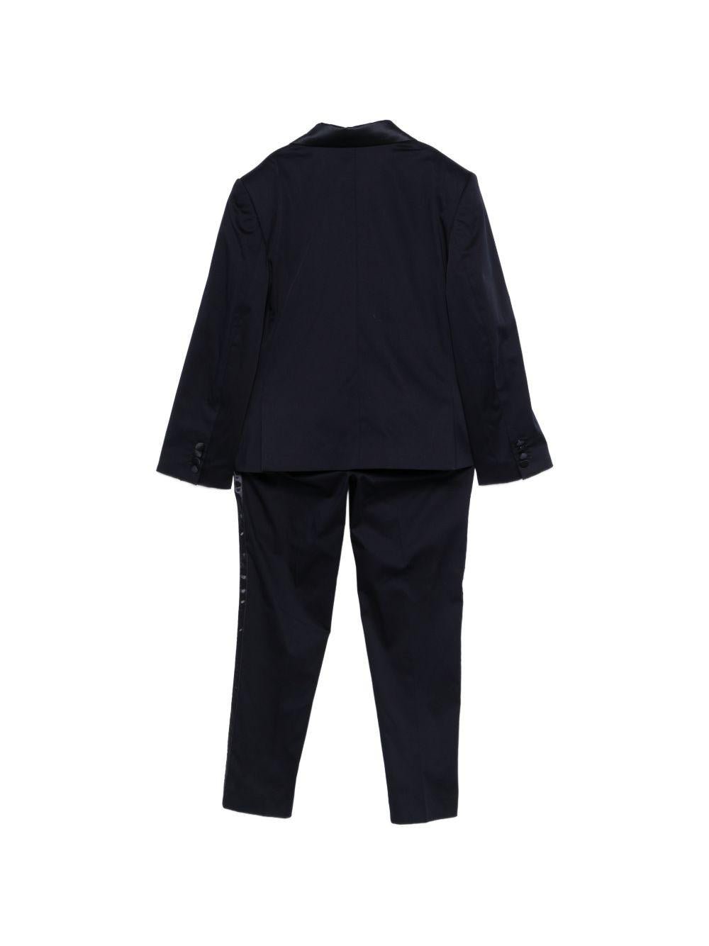 Completo confort per bambino Colorichiari blu con papillon - Rubino Kids