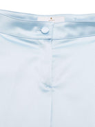 Completo due pezzi per bambina Colorichiari azzurro con due tasche a filetto frontali - Rubino Kids