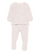 Completo maglione e pantaloni per neonati Paz Rodríguez beige con chiusura con bottoni - Rubino Kids