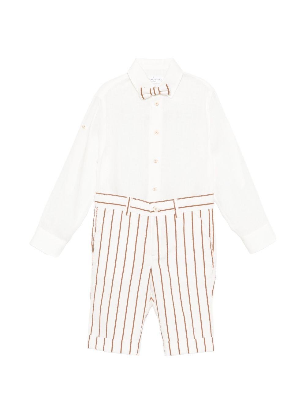 Completo per bambino Colorichiari multicolore con design a righe - Rubino Kids