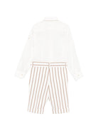 Completo per bambino Colorichiari multicolore con design a righe - Rubino Kids