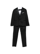 Completo per bambino Colorichiari nero con revers classici - Rubino Kids