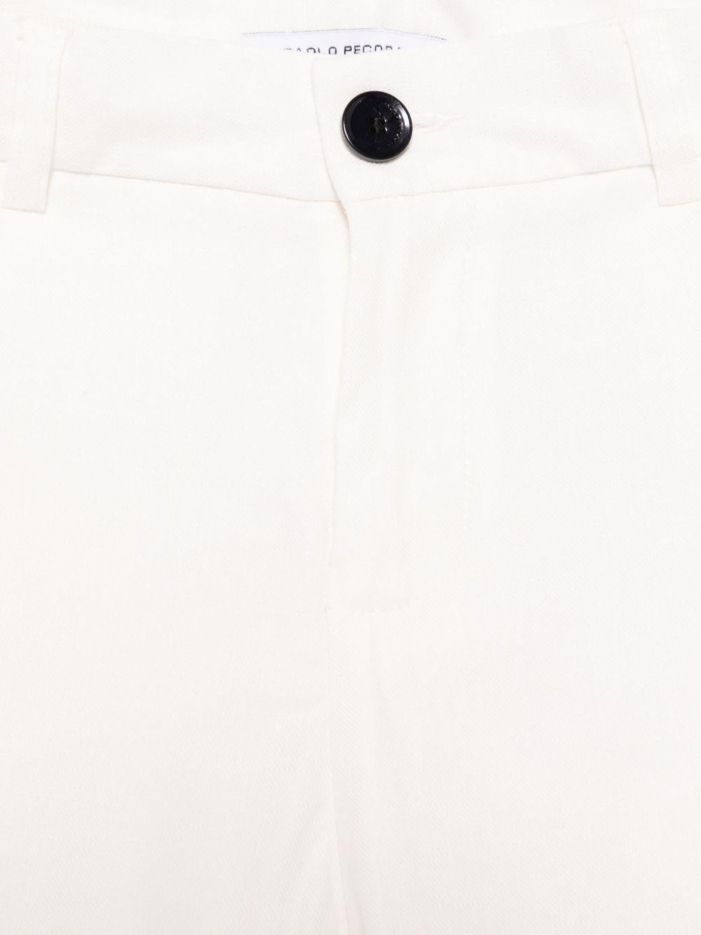 Completo per bambino Paolo Pecora Kids bianco con giacca doppiopetto - Rubino Kids