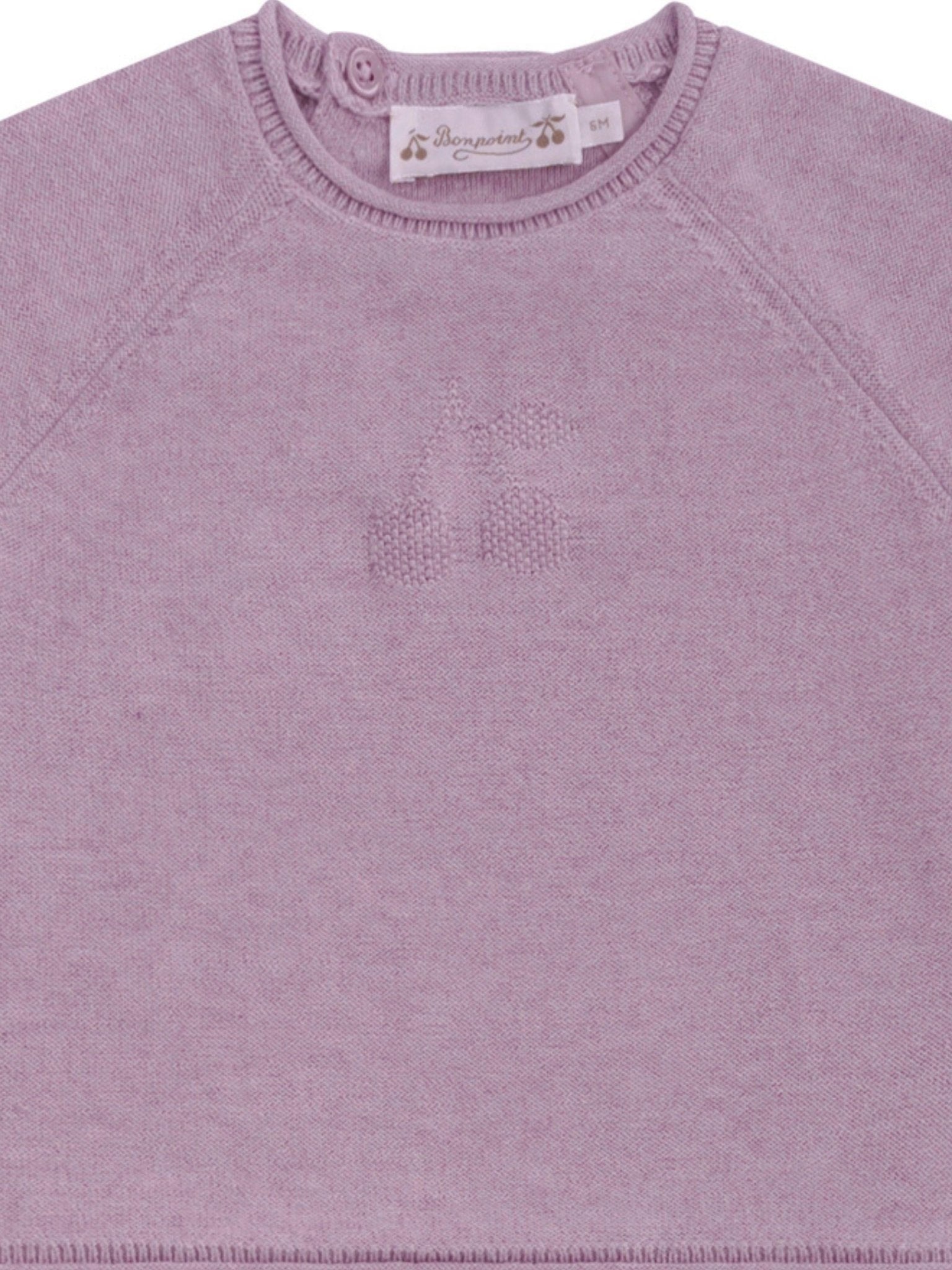 Completo per neonata Bonpoint rosa a maniche lunghe - Rubino Kids