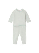 Completo per neonato Bonpoint verde a girocollo - Rubino Kids