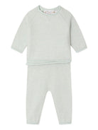 Completo per neonato Bonpoint verde a girocollo - Rubino Kids