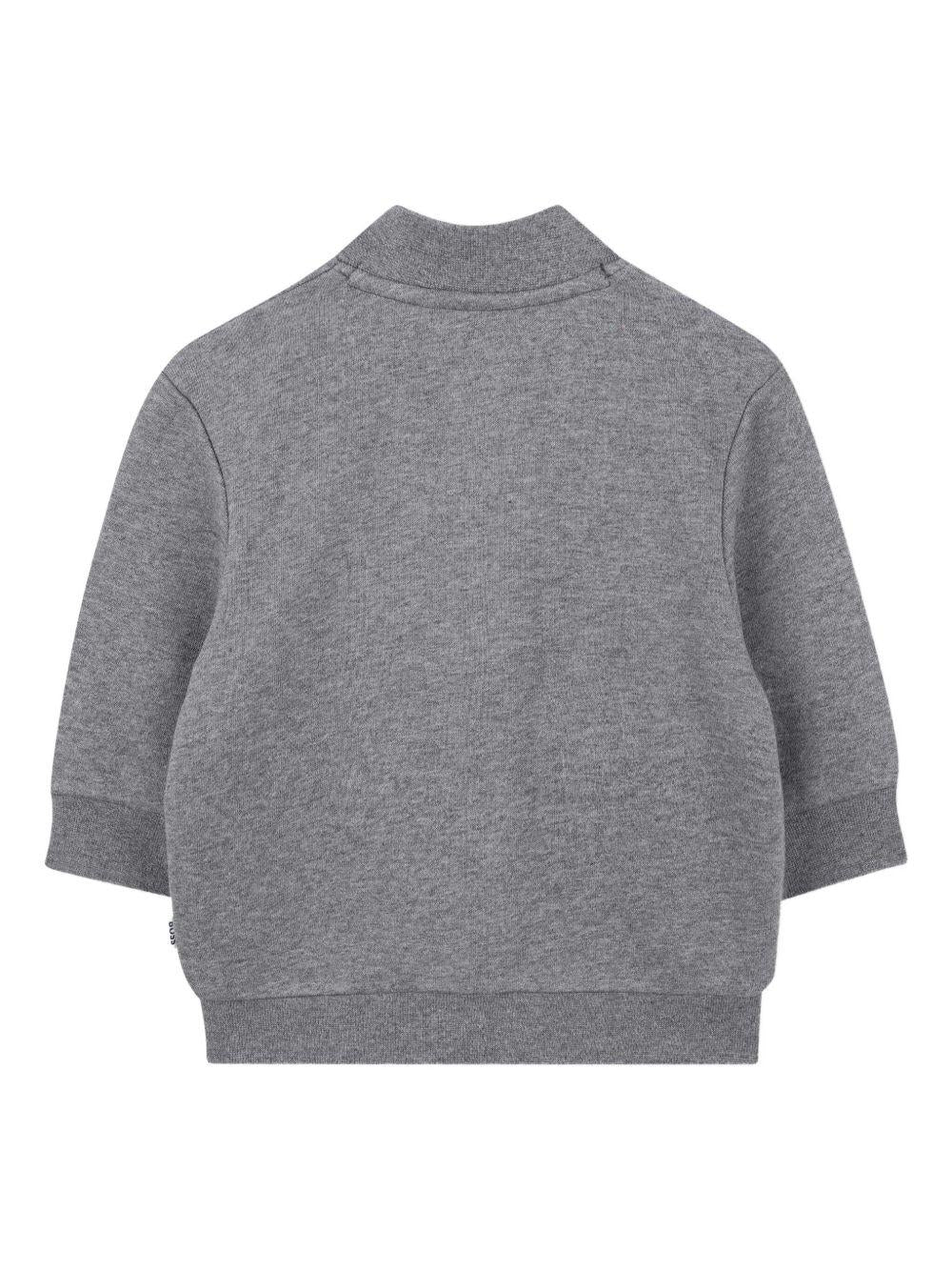 Completo per neonato Boss Kids grigio con applicazione logo - Rubino Kids