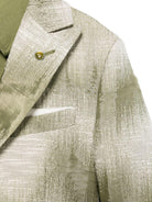 Completo tre pezzi per bambino Colorichiari verde con chiusura monopetto - Rubino Kids