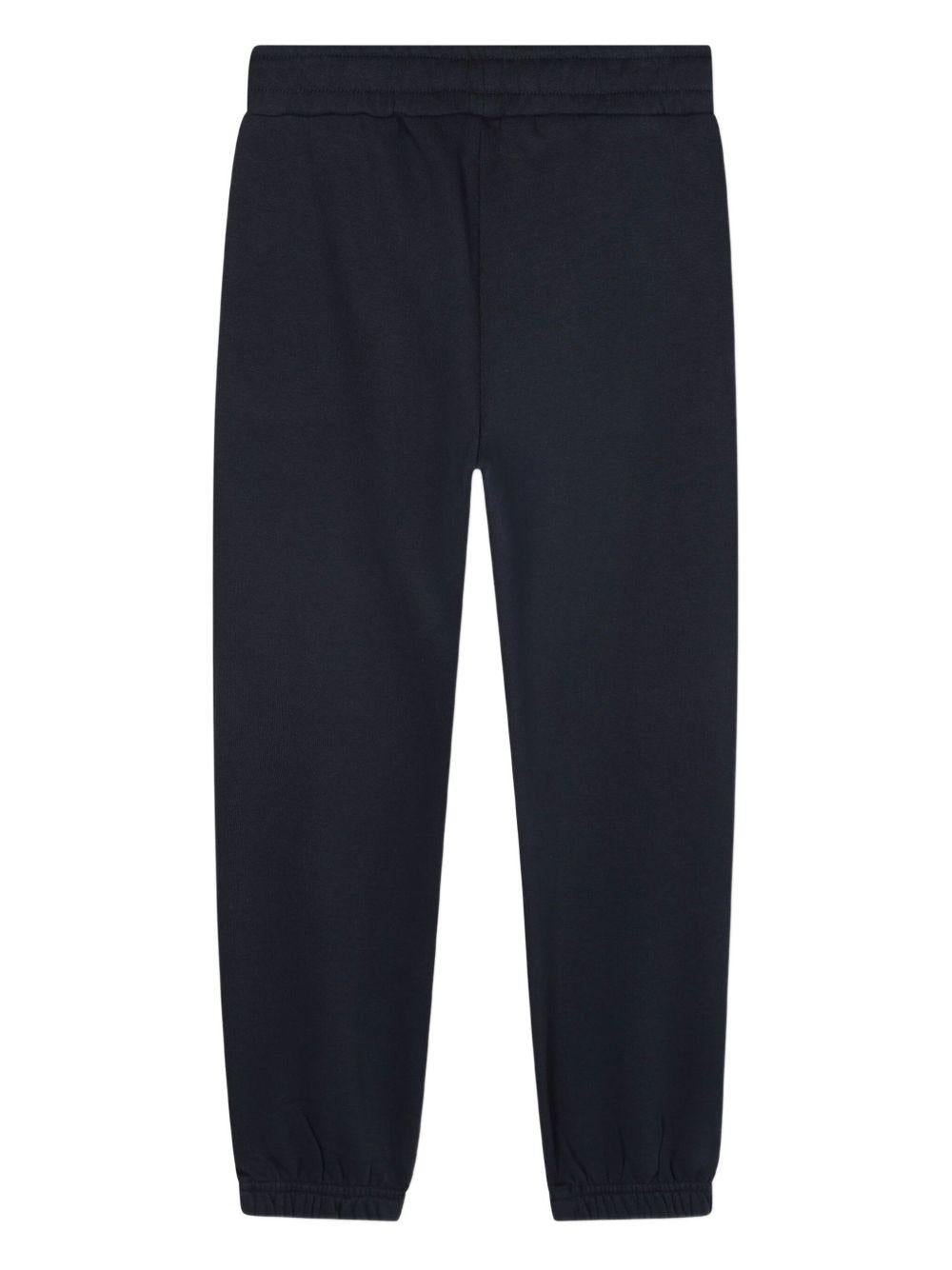 Completo tuta sportiva per bambina Kenzo Kids blu con grafica sul davanti - Rubino Kids