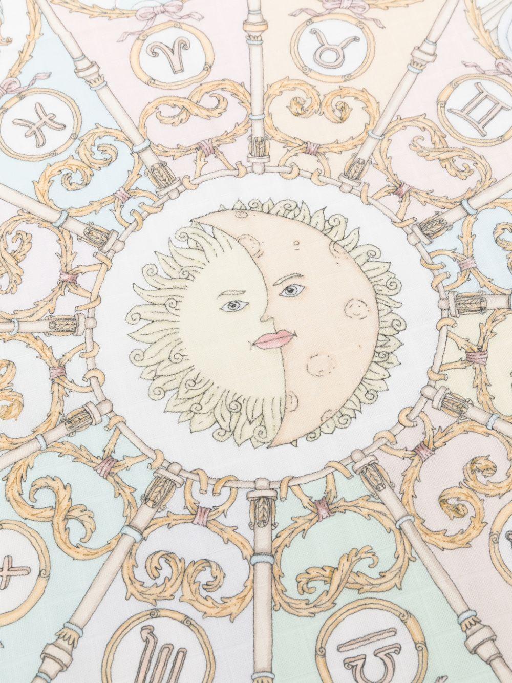 Coperta da culla per neonati Atelier Choux giallo con stampa zodiacale - Rubino Kids