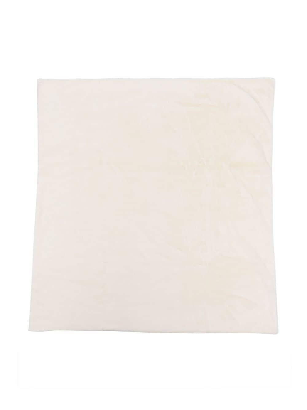 Coperta in finta pelliccia per neonato Il Gufo bianco con design rettangolare - Rubino Kids