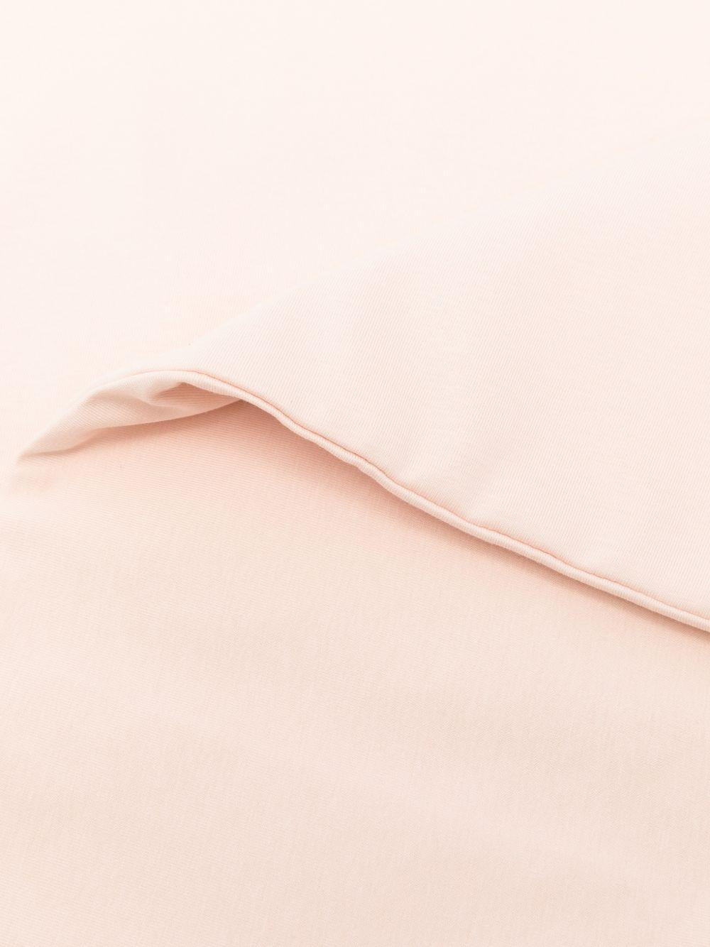 Coperta per neonata Elisabetta Franchi La Mia Bambina rosa con logo ricamato - Rubino Kids
