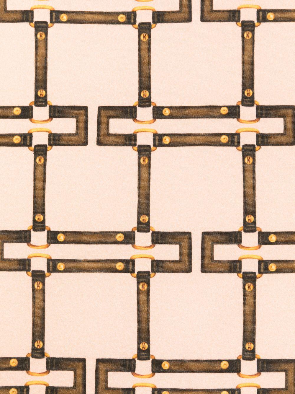 Coperta per neonata Elisebetta Franchi La Mia Bambina rosa con motivo geometrico - Rubino Kids