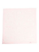 Coperta per neonata Etro Kids rosa con motivo damascato - Rubino Kids