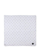 Coperta per neonati Boss Kids bianca con motivo a pois - Rubino Kids