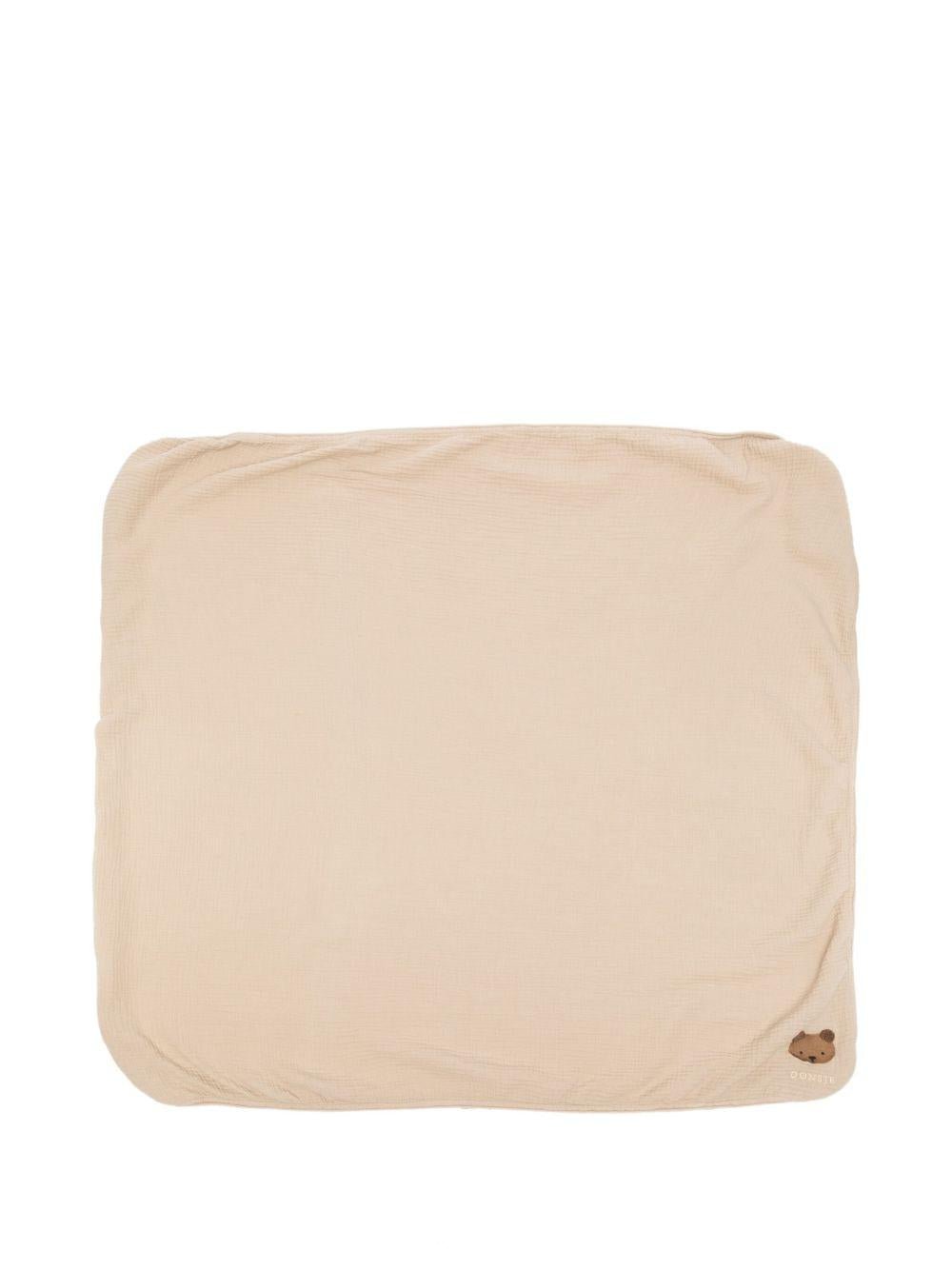 Coperta per neonati Donsje beige con motivo orso - Rubino Kids