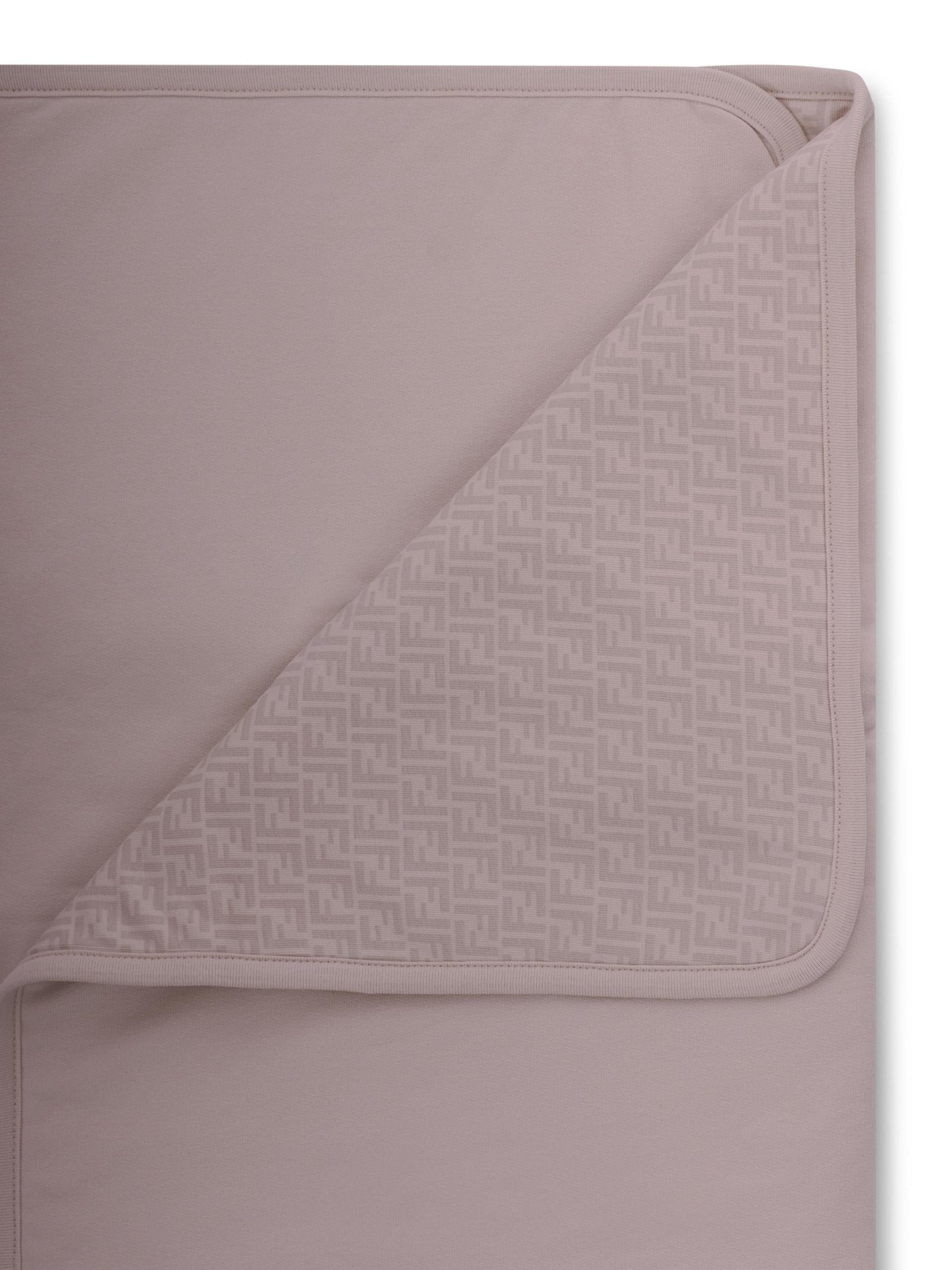 Coperta per neonati Fendi Kids beige con stampa Cavallino Fendi sul davanti - Rubino Kids