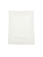 Coperta per neonati Monnalisa bianco con ricamo - Rubino Kids
