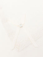 Coperta per neonati Paz Rodriguez avorio con pizzo Paz V26 - Rubino Kids