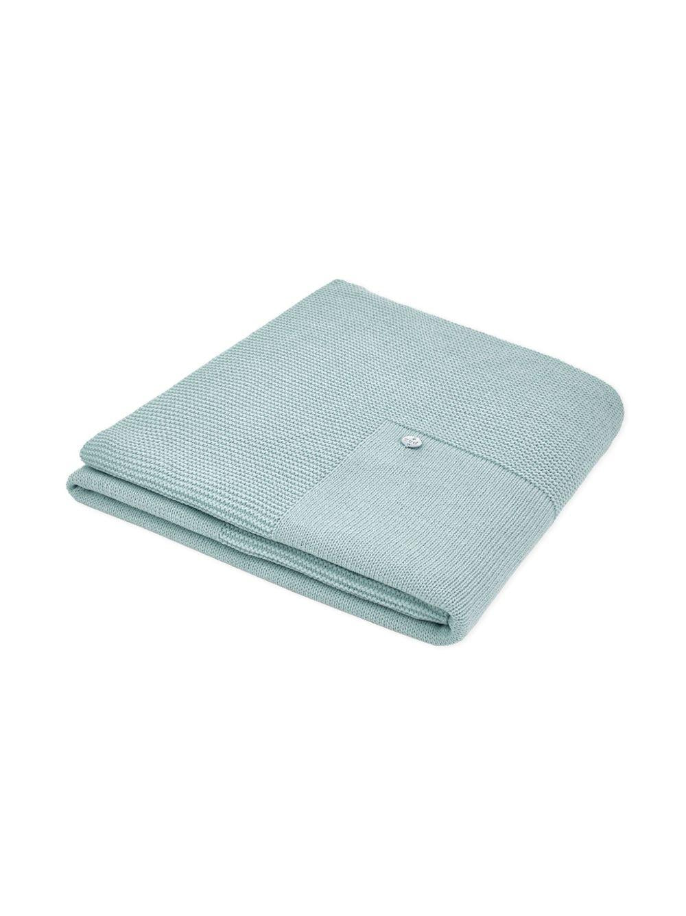Coperta per neonati Paz Rodriguez Essential verde con design lavorato a maglia - Rubino Kids