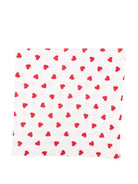 Coperta per neonati Petit Bateau bianca con stampa a cuori all - over - Rubino Kids
