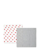 Coperta per neonati Petit Bateau bianco a fantasia - Rubino Kids