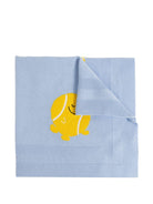 Coperta per neonati Stella McCartney Kids azzurra con ricamo palline da tennis - Rubino Kids