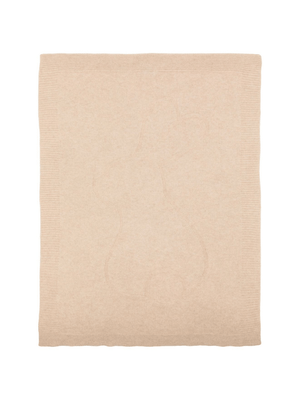 Coperta per neonati Tartine Et Chocolat beige con ricamo