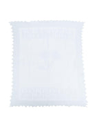 Coperta per neonato Bonpoint azzurra con logo - Rubino Kids