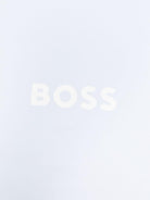 Coperta per neonato Boss Kids azzurra con design a righe - Rubino Kids