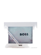 Coperta per neonato BOSS Kidswear blu in cotone con logo - Rubino Kids