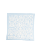 Coperta per neonato Etro Kids azzurro con motivo damascato - Rubino Kids