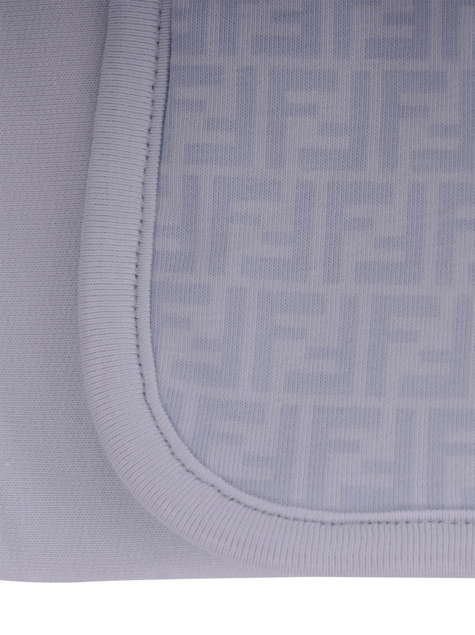 Coperta per neonato Fendi Kids azzurra con stampa Cavallino Fendi - Rubino Kids