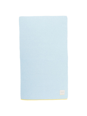 Gensami Kids Baby Blanket in Light Blue with Woven Design