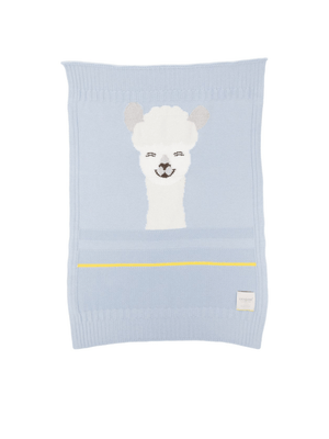 Coperta per neonato Gensami Kids azzurro con intarsio lama