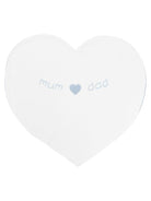 Coperta per neonato La Stupenderia bianca a forma di cuore - Rubino Kids