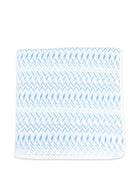 Coperta per neonato Missoni Kids blu con motivo a zig - zag - Rubino Kids