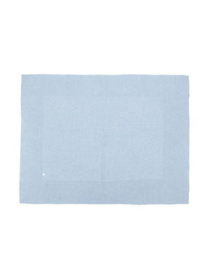 Coperta per neonato PaZ RODRIGUEZ azzurra con placca logo