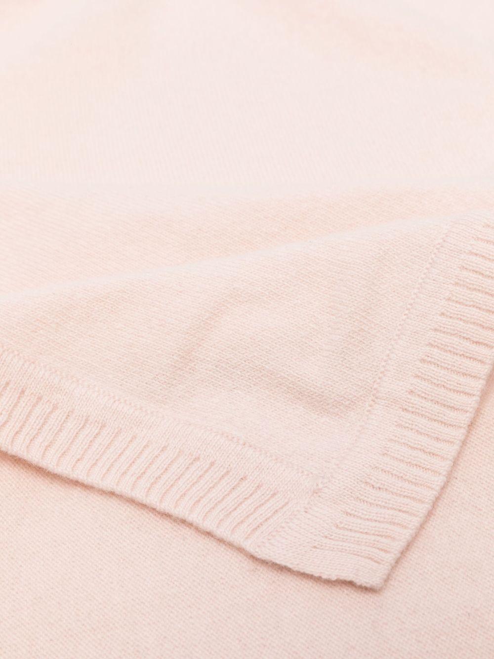 Copertina da culla per neonata Il Gufo rosa con ricamo Gufo - Rubino Kids