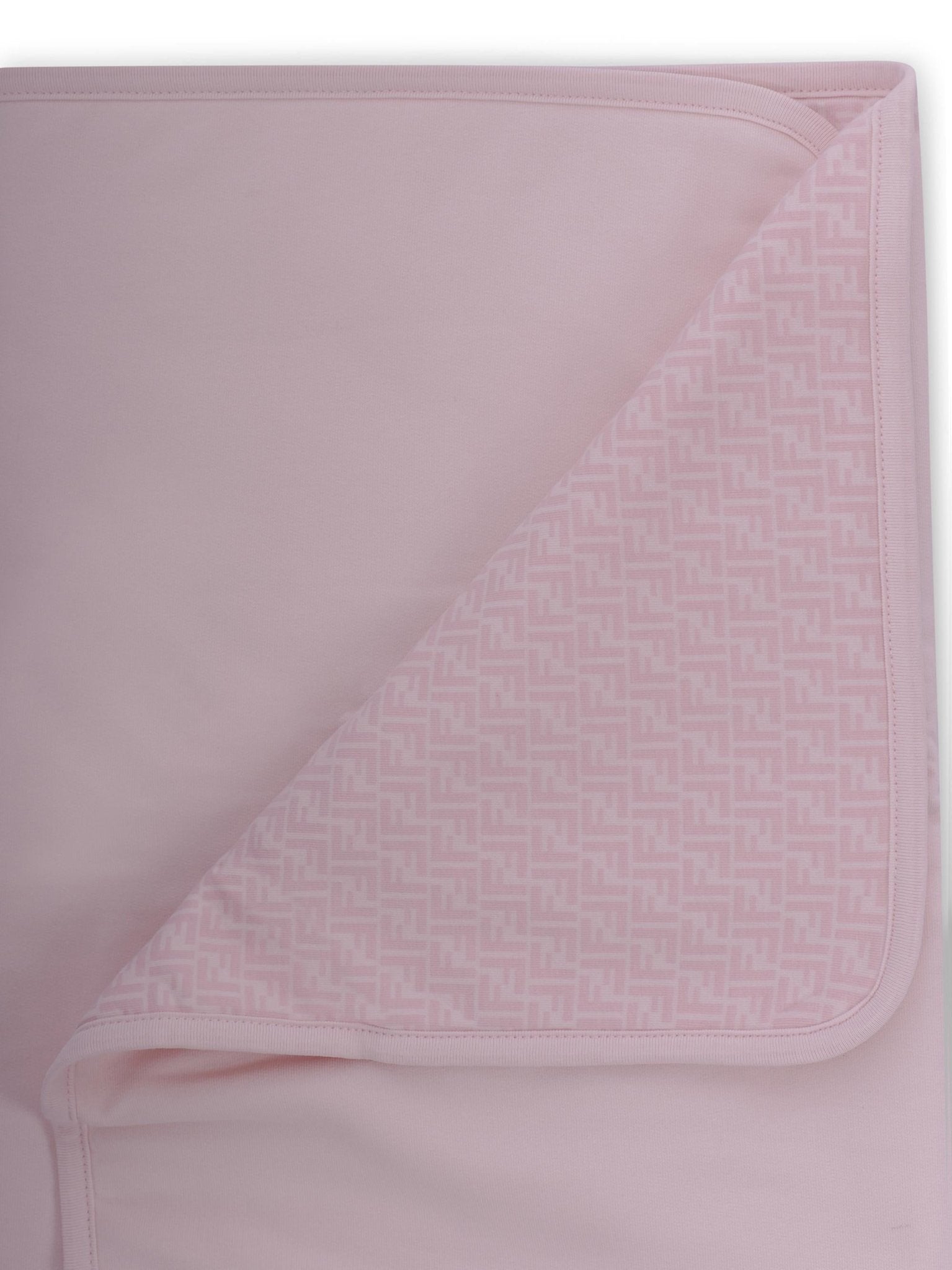 Copertina per neonata Fendi Kids rosa con stampa cavallino Fendi - Rubino Kids