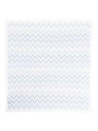 Copertina per neonato Missoni Kids azzurra a zigzag - Rubino Kids