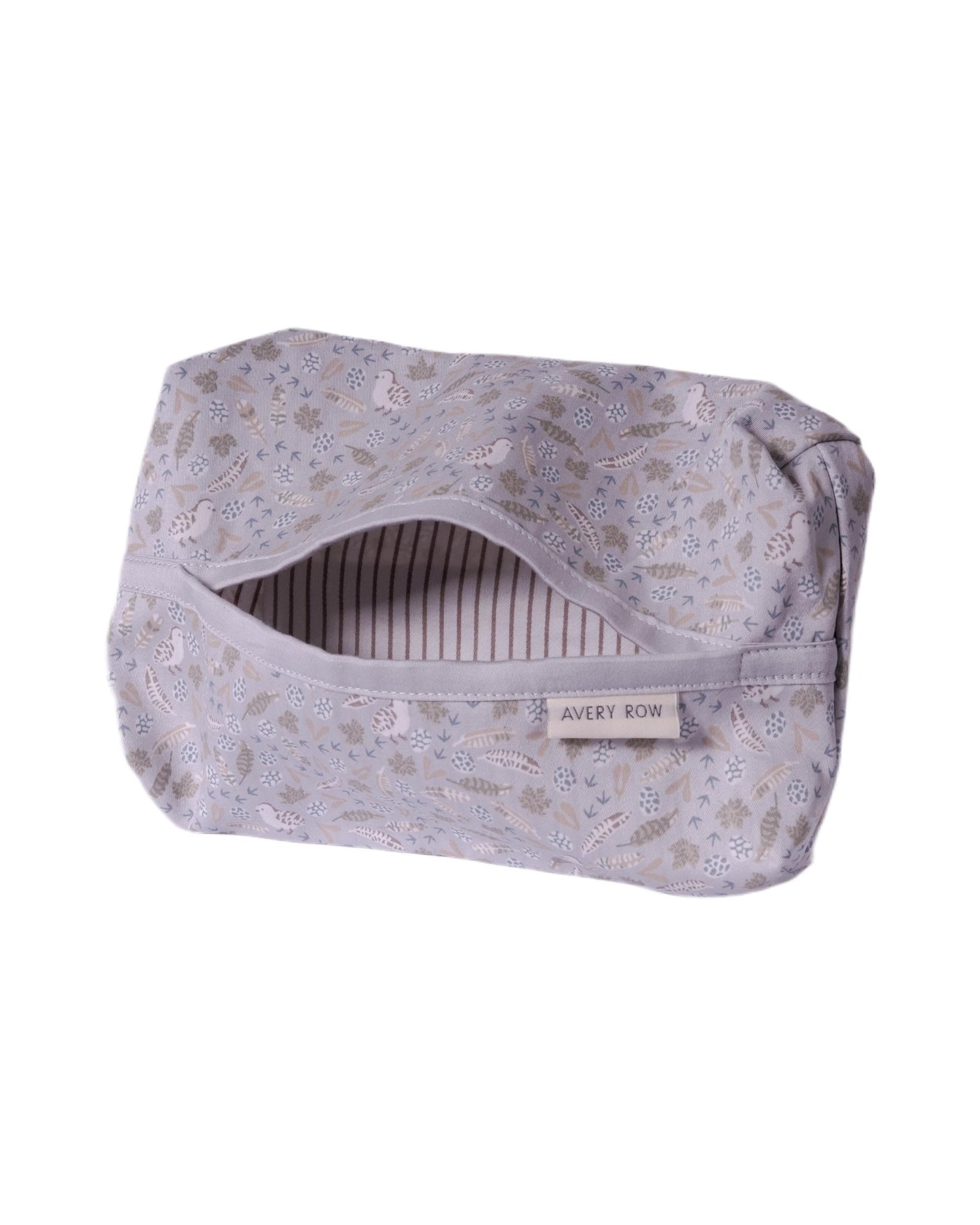 Copri salviette per neonati Avery Row grigio con stampa grafica naturalistica all - over - Rubino Kids