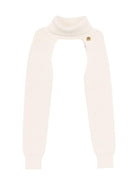 Coprispalle per bambina Pinko Kids bianco con dettaglio logo - Rubino Kids