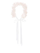 Coroncina per capelli per bambina Monnalisa rosa con decorazione floreale - Rubino Kids