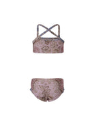 Costume a due pezzi per bambina Zimmermann Kids rosa con stampa floreale - Rubino Kids