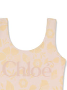 Costume da bagno per bambina Chloé Kids rosa con stampa a fiori - Rubino Kids