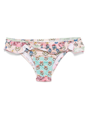 Costume da bagno per bambina MC2 Saint Barth Kids multicolore a fiori
