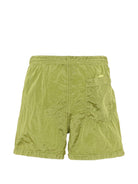 Costume da bagno per bambino Stone Island Junior verde con logo - Rubino Kids