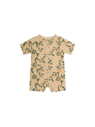 Costume neonata Molo Kids giallo con stampa limoni all - over - Rubino Kids