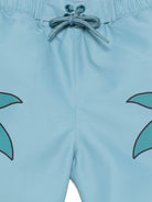 Costumi per bambino Stella McCartney Kids azzurro con grafica balene - Rubino Kids